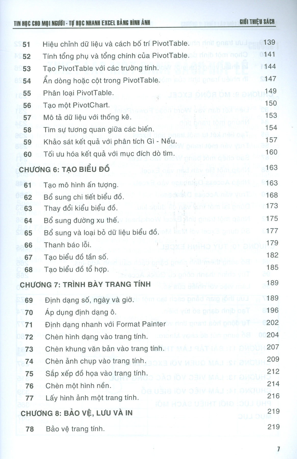 Tin Học Cho Mọi Người - Tự Học Nhanh Excel Bằng Hình Ảnh (Dùng cho các phiên bản 2021-2019-2016-2013; Hơn 100 câu hỏi thường gặp khi làm việc với Excel; Thực hành excel với các hướng dẫn từng bước)