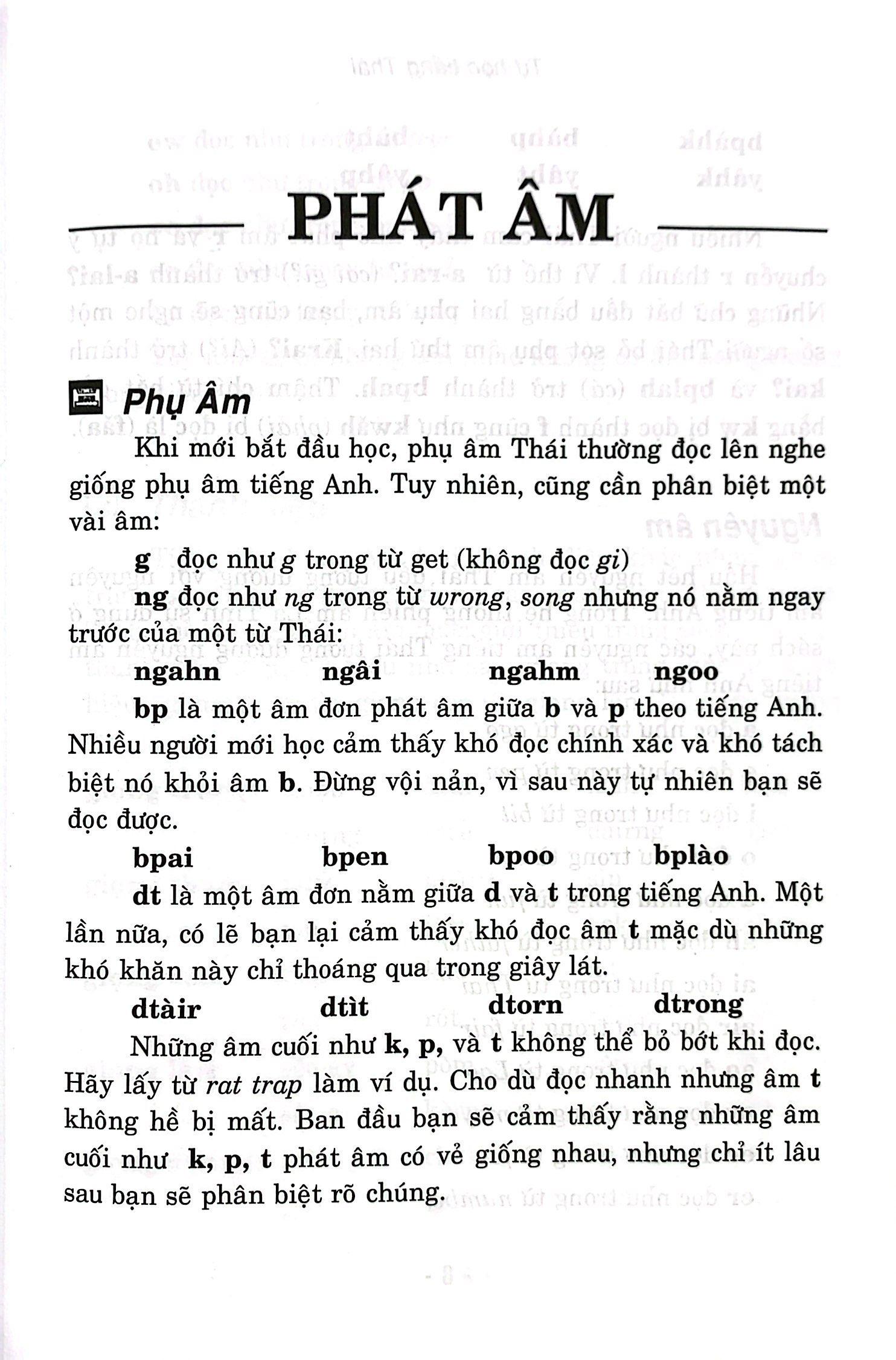 Tự Học Tiếng Thái Cho Người Mới Bắt Đầu