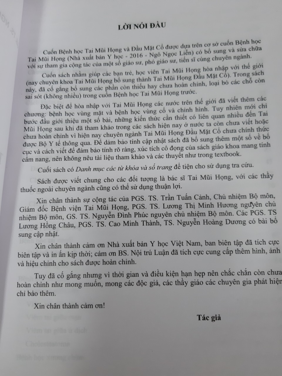 Bệnh Học Tai Mũi Họng - Đầu Mặt Cổ