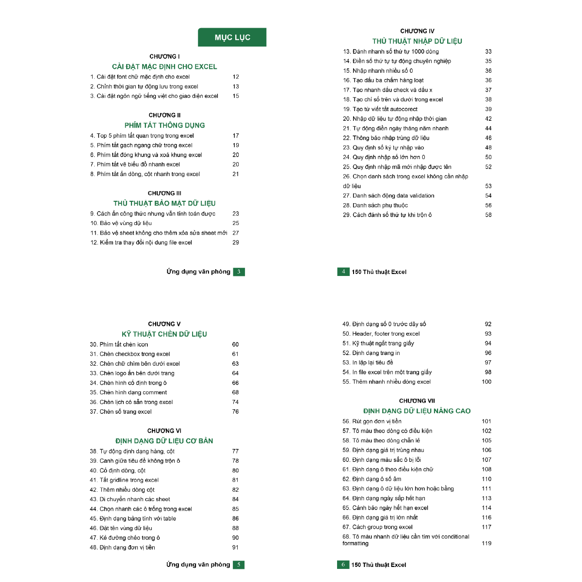 Combo 4 Sách Word, Excel Cơ Bản Đến Nâng Cao, Power Query & Power Pivot Và 150 Thủ Thuật Kèm Video Khóa Học