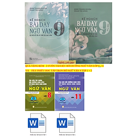 Sách - Combo Kế hoạch bài dạy ngữ văn 9 - tập 1 + 2 ( kết nối tri thức )