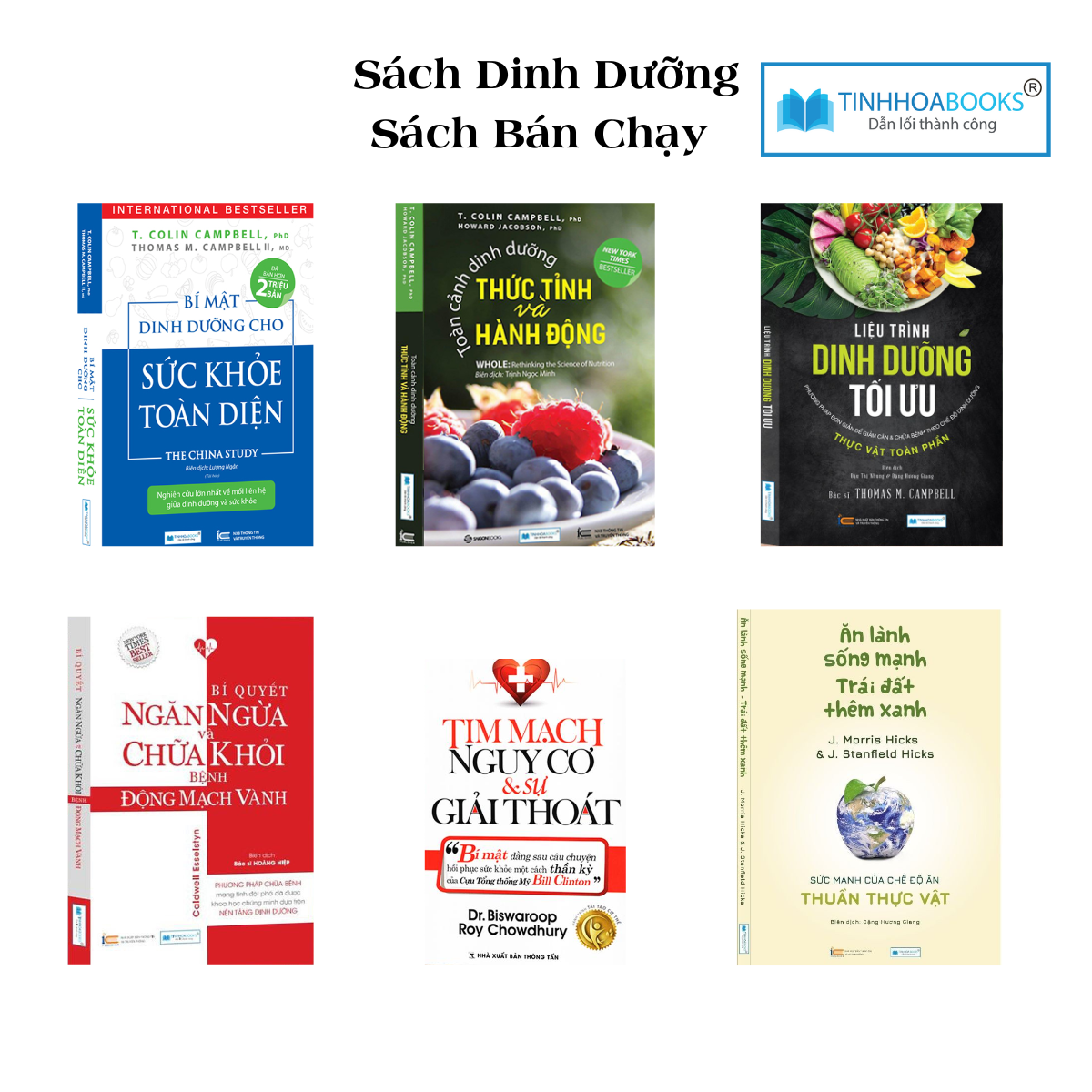 Combo Sách Dinh Dưỡng Bán Chạy: Bí Mật Dinh Dưỡng + Ăn Lành Sống Mạnh (Tái Bản)