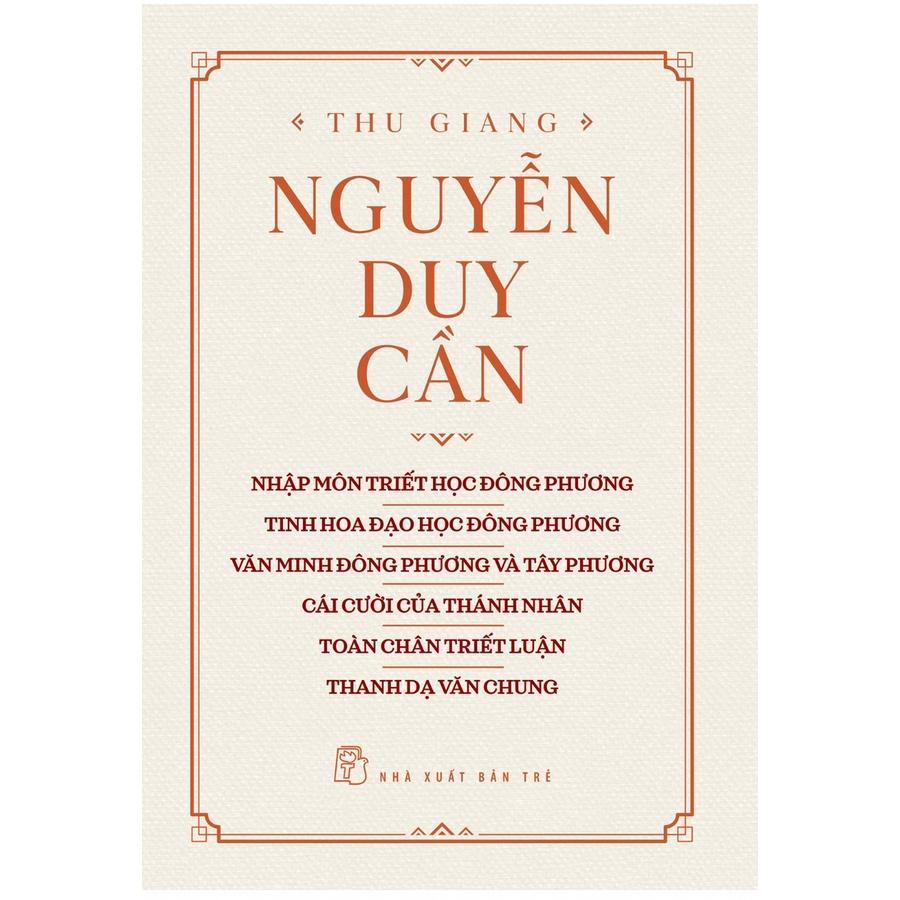 Nhập Môn Triết Học Đông Phương, Tinh Hoa Đạo Học Đông Phương, Văn Minh Đông Phương Và Tây Phương-Bìa Cứng - Bản Quyền