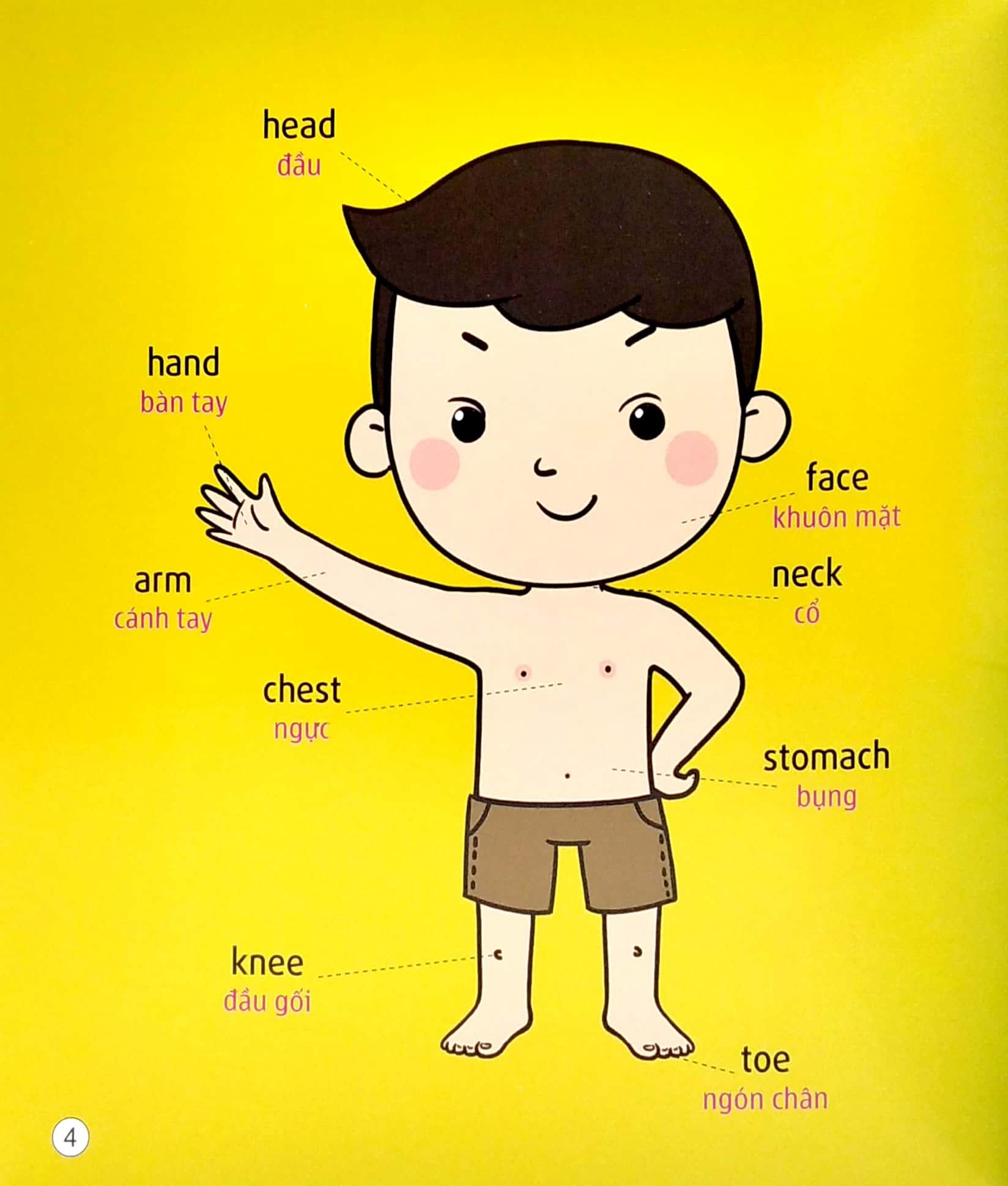 5 Phút Mỗi Ngày - Bộ Sách Tiếng Anh Đầu Tiên Cha Mẹ Dạy Bé - Tự Nhận Thức (Tái Bản 2022)