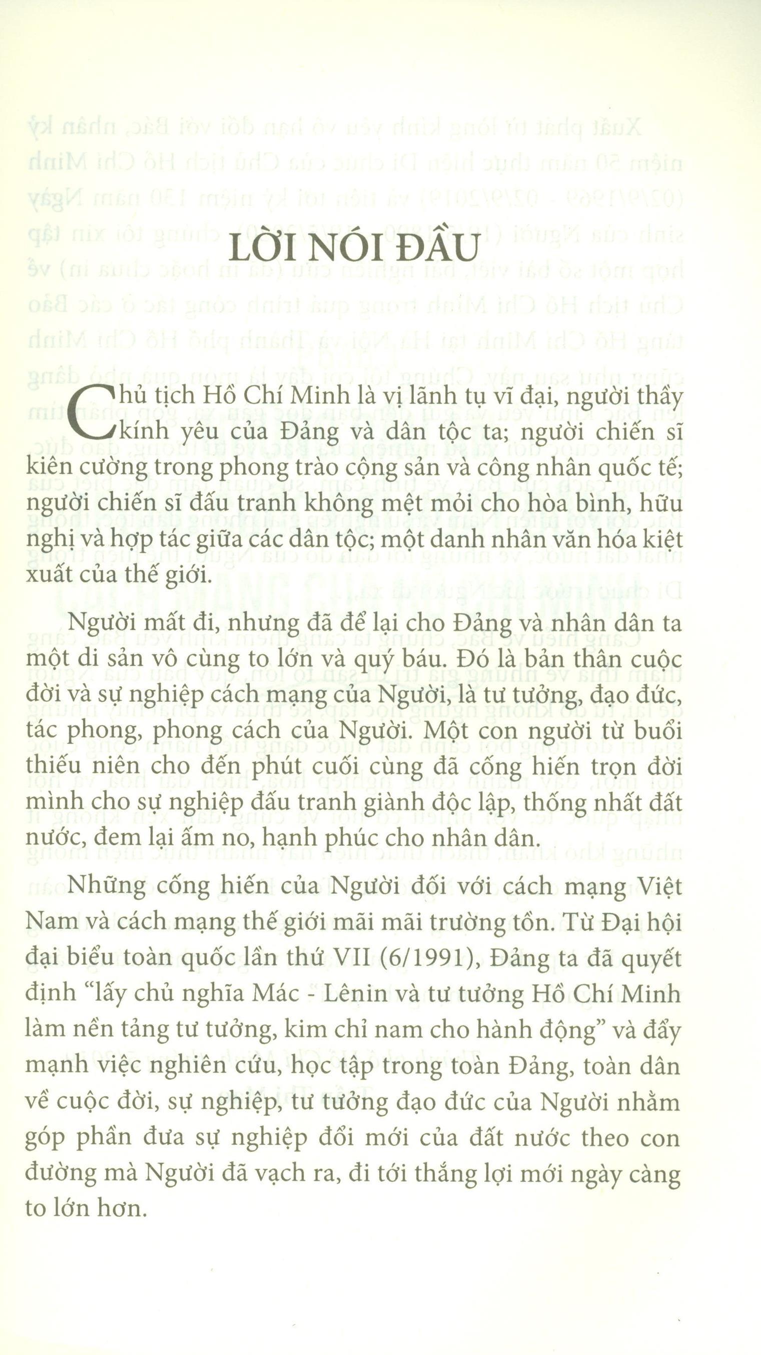 Kế Thừa Và Phát Huy Những Giá Trị Di Sản Hồ Chí Minh