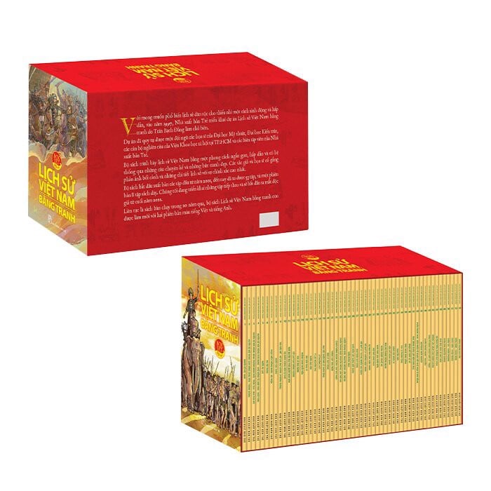 LỊCH SỬ VIỆT NAM BẰNG TRANH - BOXSET 53 TẬP
