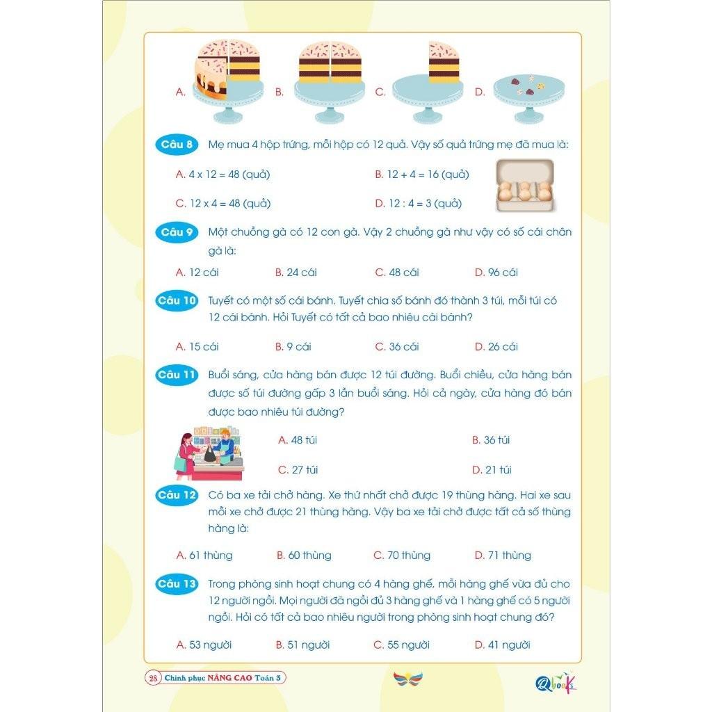 Chinh Phục Nâng Cao Toán Lớp 3 - Cánh Diều - Cả năm ( 1 Cuốn ) - Bản Quyền