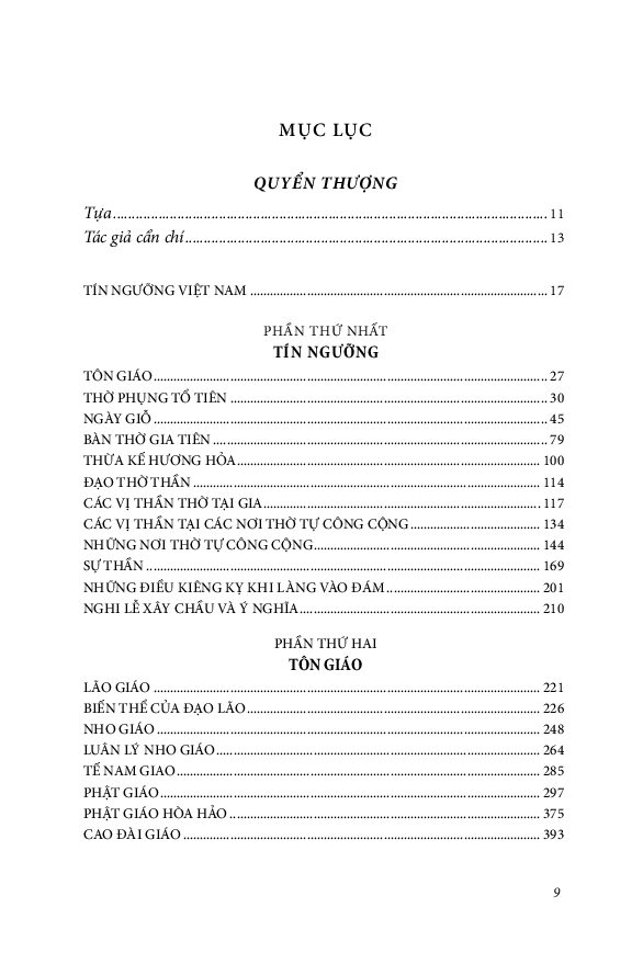 Nếp Cũ - Tín Ngưỡng Việt Nam