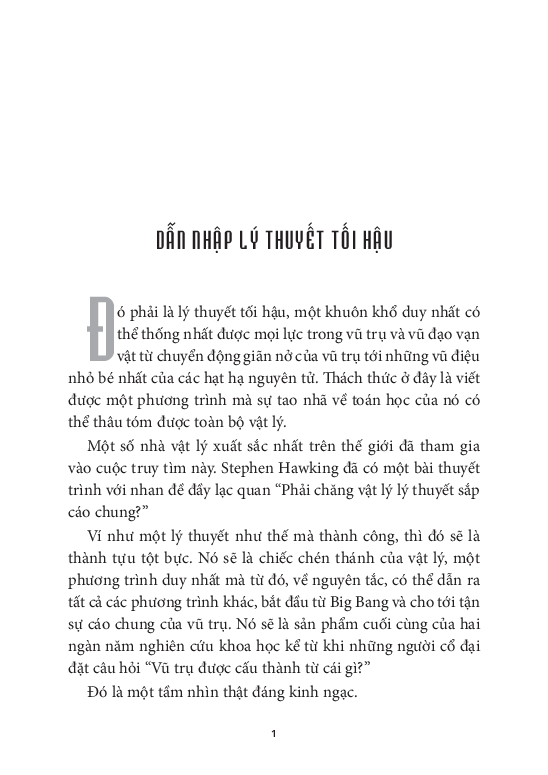 Khoa Học Khám Phá - Phương Trình Của Chúa - Cuộc Truy Tìm Lý Thuyết Của Vạn Vật