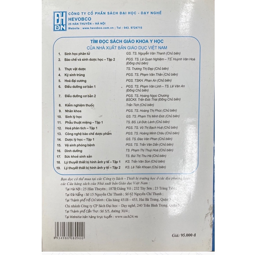 Sách Bào chế & sinh học dược Tập 2