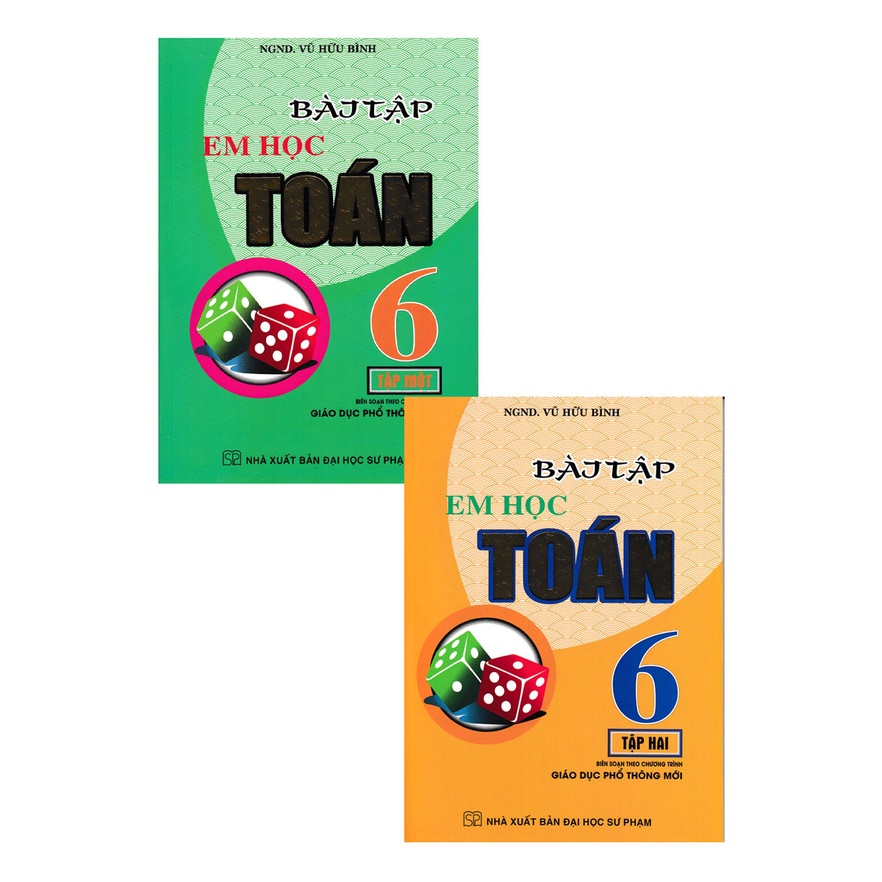Combo Bài Tập Em Học Toán Lớp 6 - Tập 1+2 (Biên Soạn Theo Chương Trình Mới - HA)