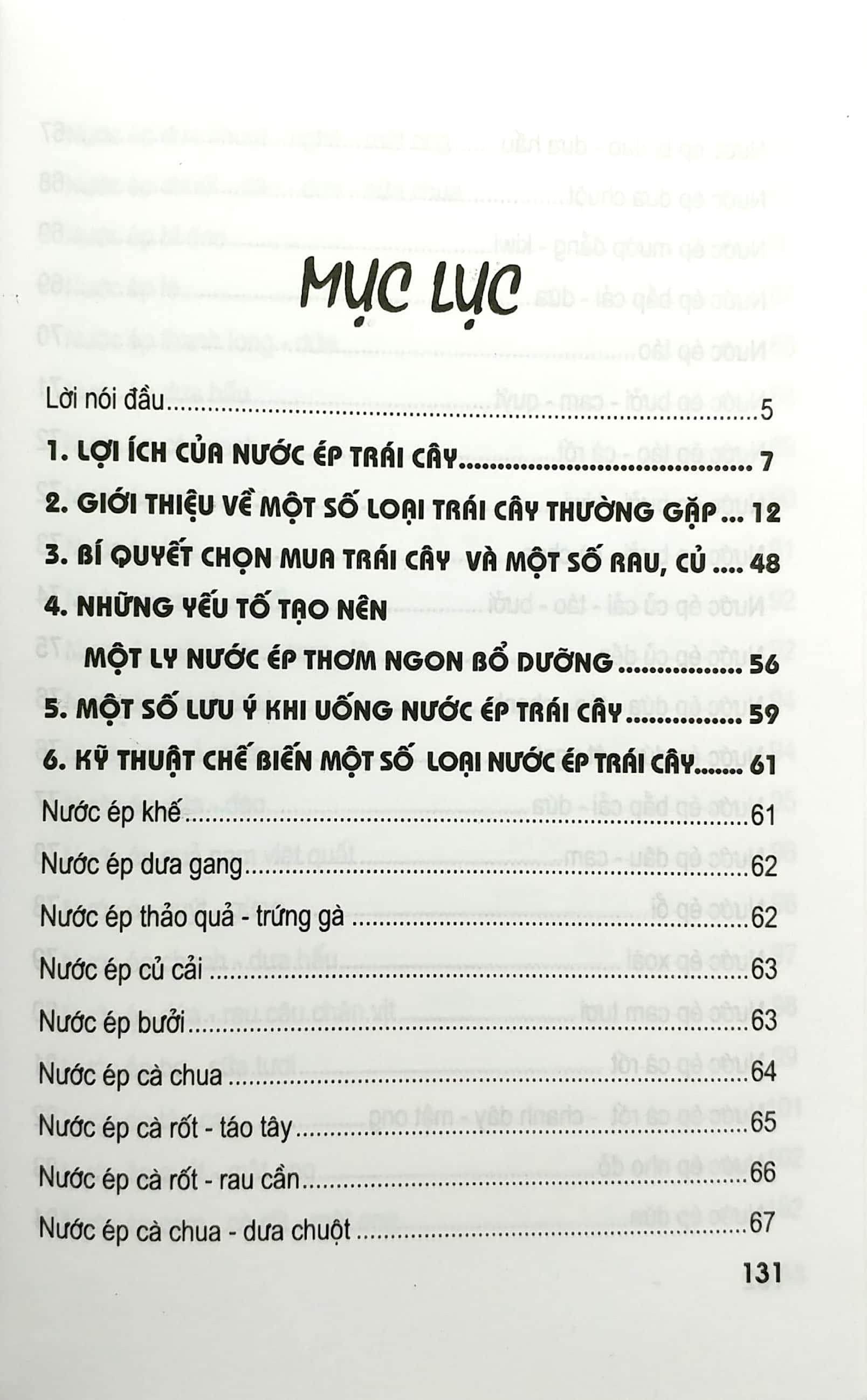 Kỹ Thuật Chế Biến Nước Ép Trái Cây