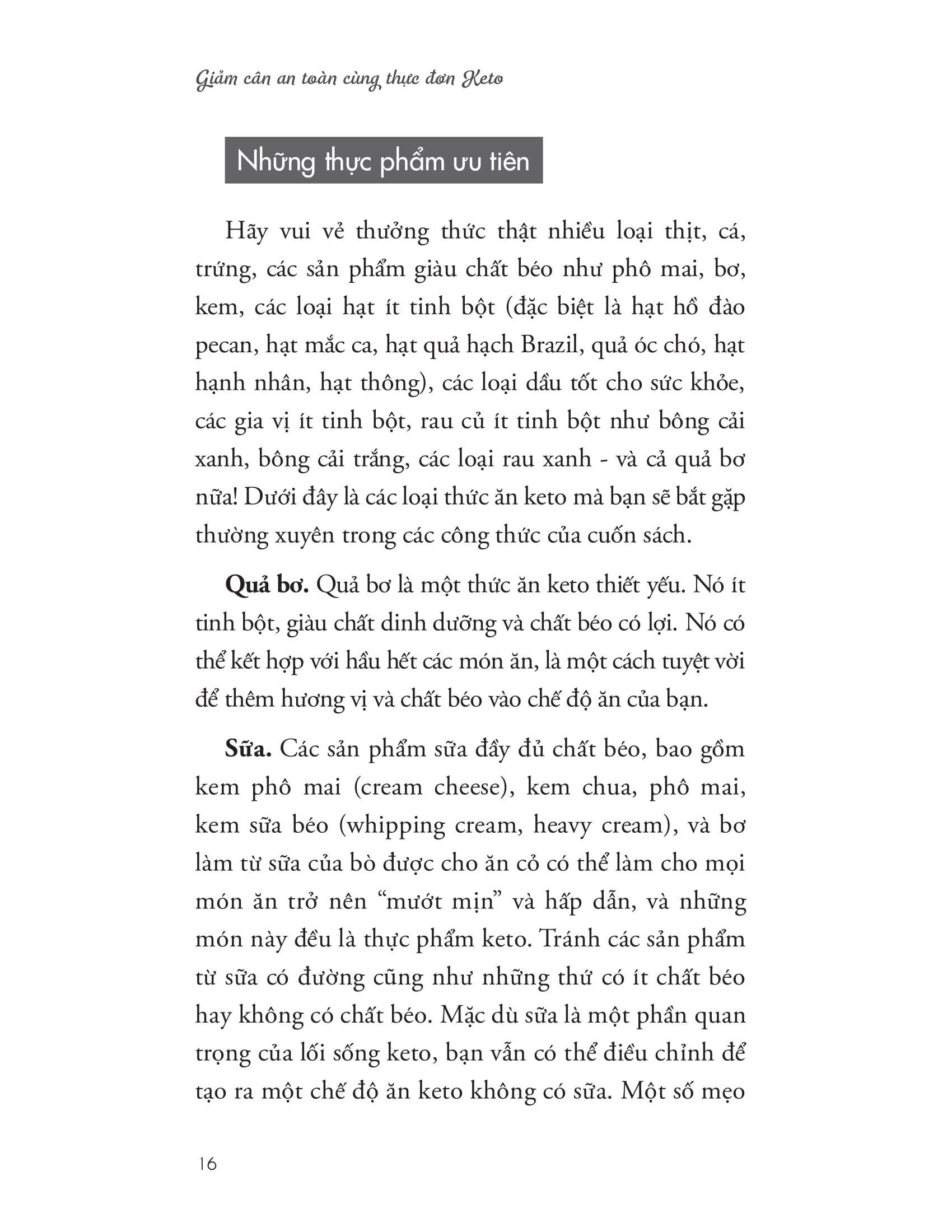 Giảm Cân An Toàn Cùng Thực Đơn Keto