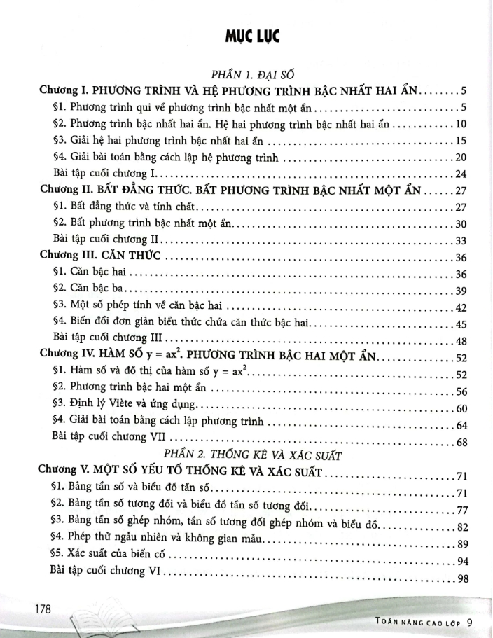Toán Nâng Cao 9 ( Dùng cho các bộ sách SGK hiện hành )
