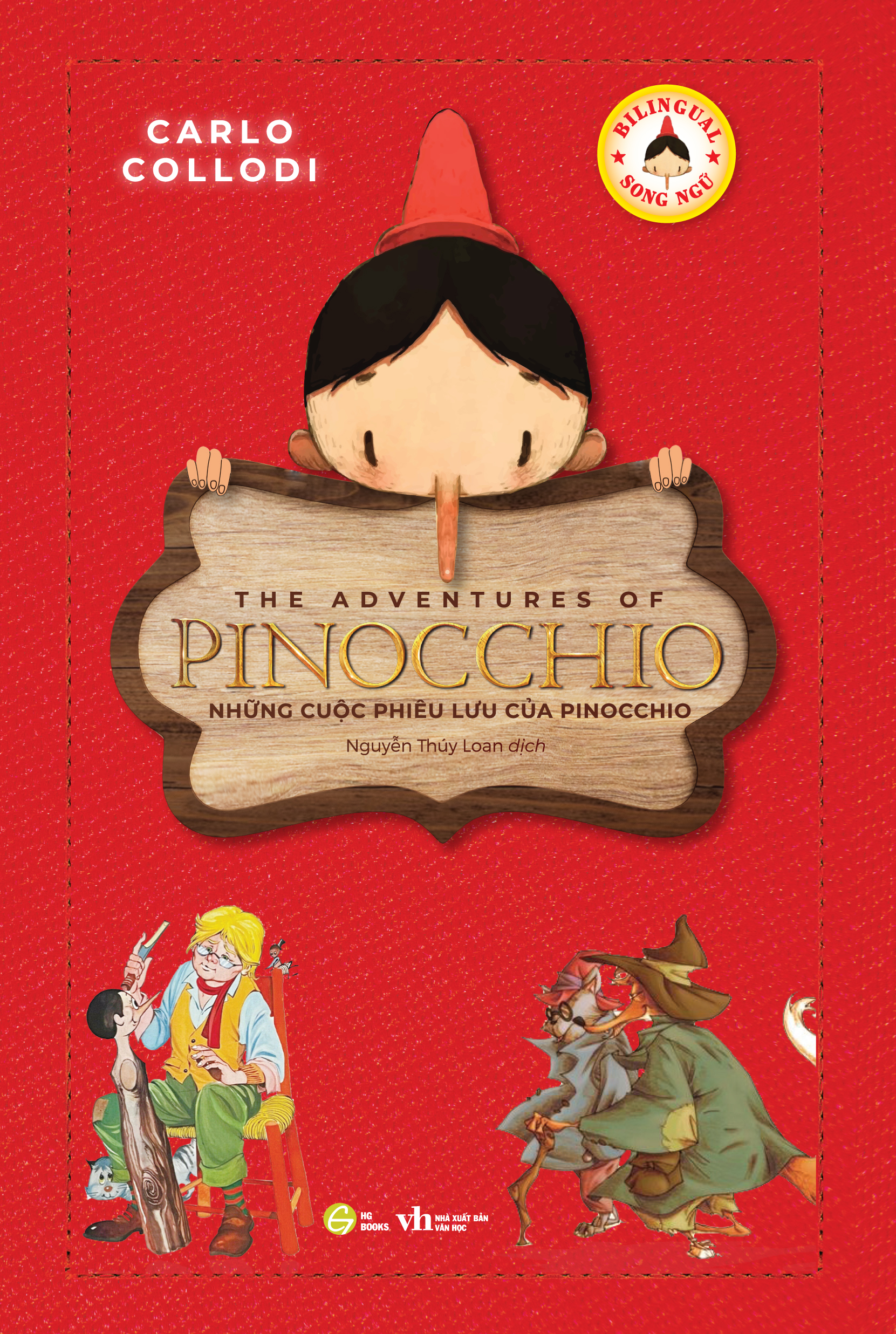 Sách song ngữ kinh điển: Hoàng tử bé, Alice ở xứ sở diệu kỳ, Pinocchio, Truyện song ngữ tặng file nghe và note từ vựng