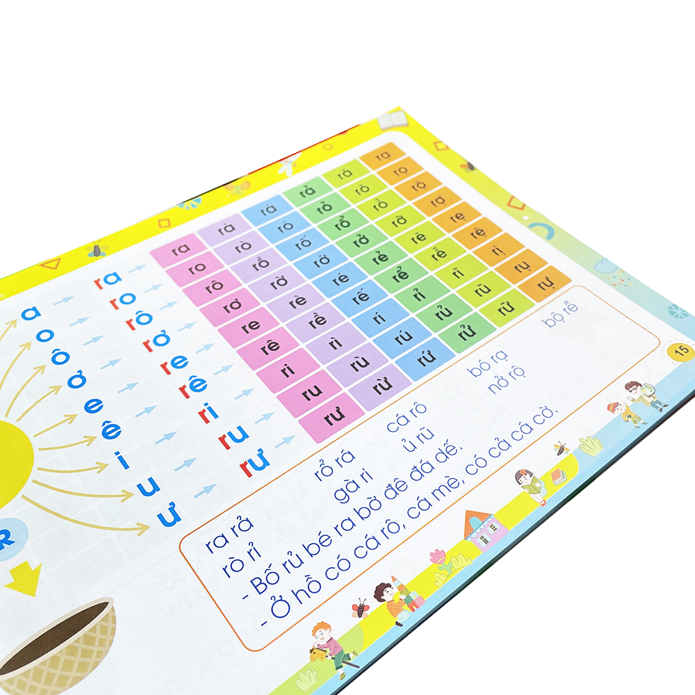 Sách - Tập Đánh Vần Tiếng Việt Theo Sơ Đồ Tư Duy Phiên Bản Mới Nhất 5.0