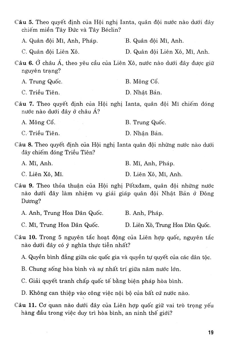 Luyện Thi Trung Học Phổ Thông Quốc Gia 2019 - Khoa Học Xã Hội