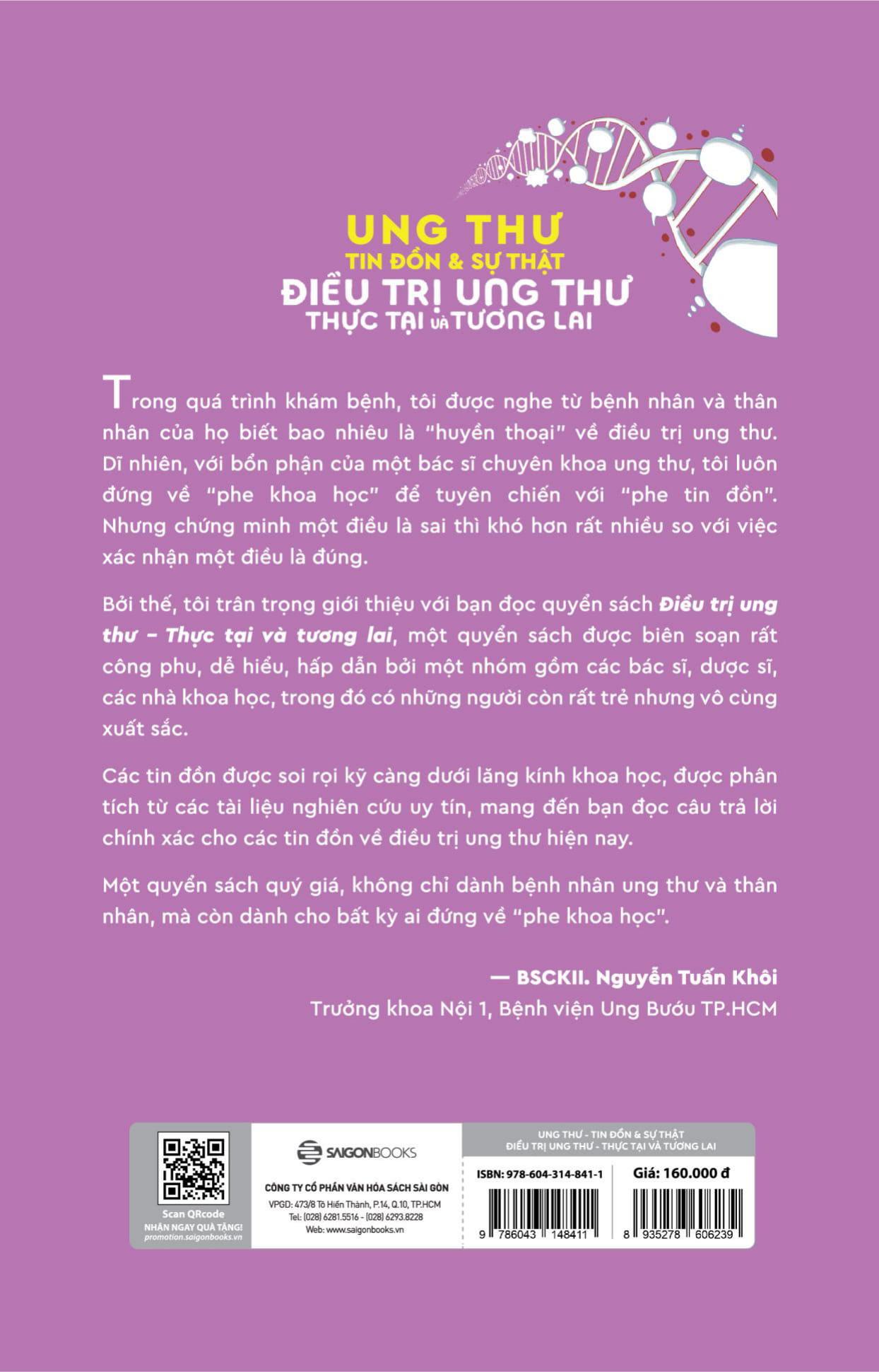 Bộ Sách Ung Thư - Tin Đồn Và Sự Thật (Bộ 2 Cuốn)