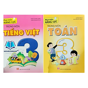 Sách - Combo phát triển năng lực trong môn Toán + Tiếng Việt 3 - tập 1
