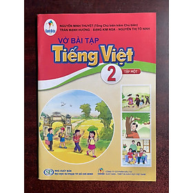 Sách Vở bài tập Tiếng Việt 2- tập một- Cánh Diều (Kèm bìa nilong bao sách)