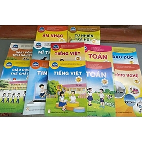 Bộ sách giáo khoa Lớp 3- Chân Trời Sáng Tạo (12 quyển- Kèm bìa nilong bao sách)