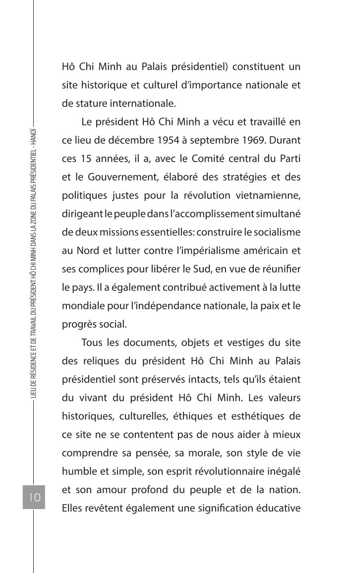 Lieu de residence et de travail du pesident Ho Chi Minh dans la zone du palais presidentiel - Hà Nội