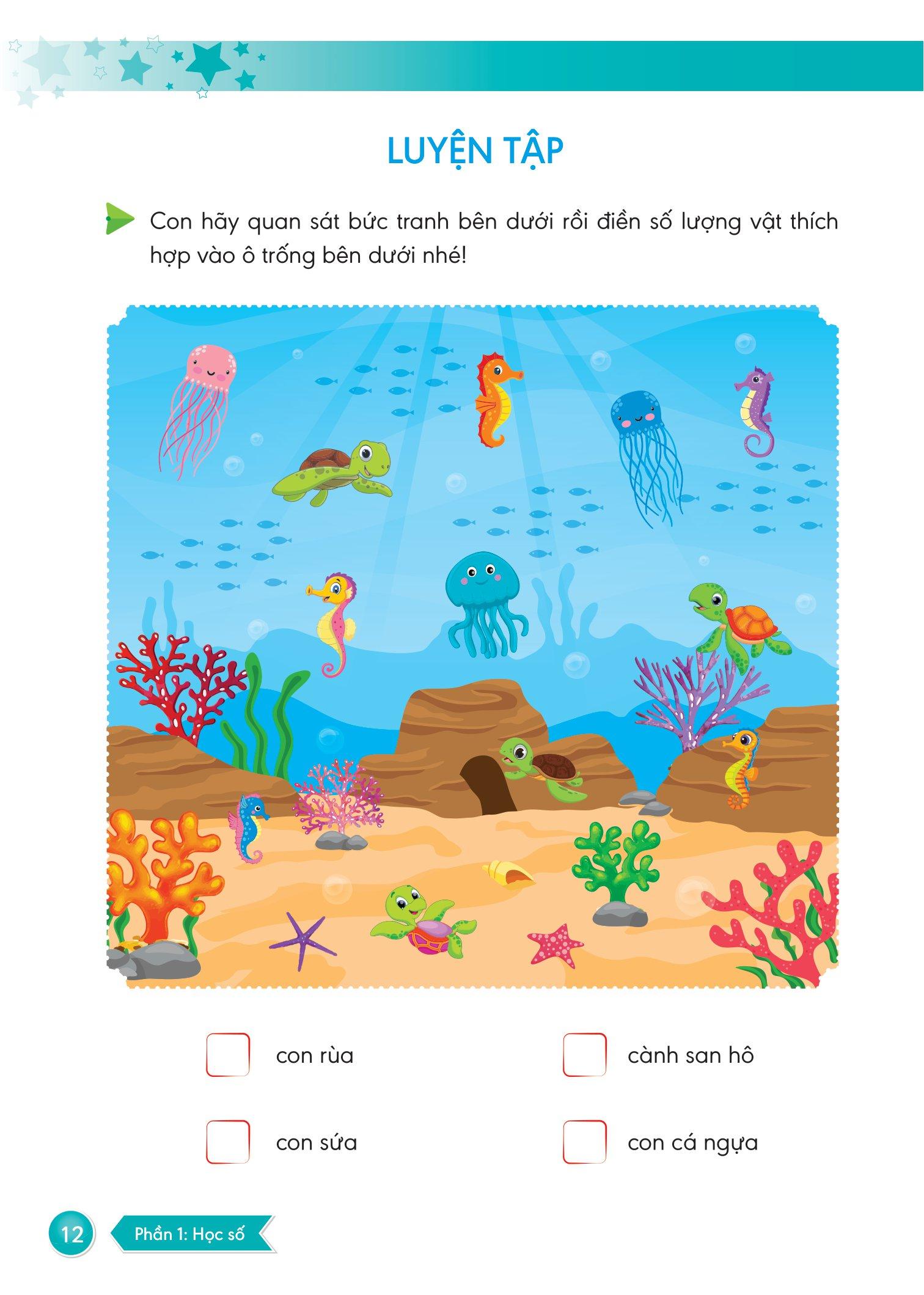 Hành Trang Giúp Con Tự Tin Vào Lớp 1 - Quyển 2: Cùng Con Học Toán