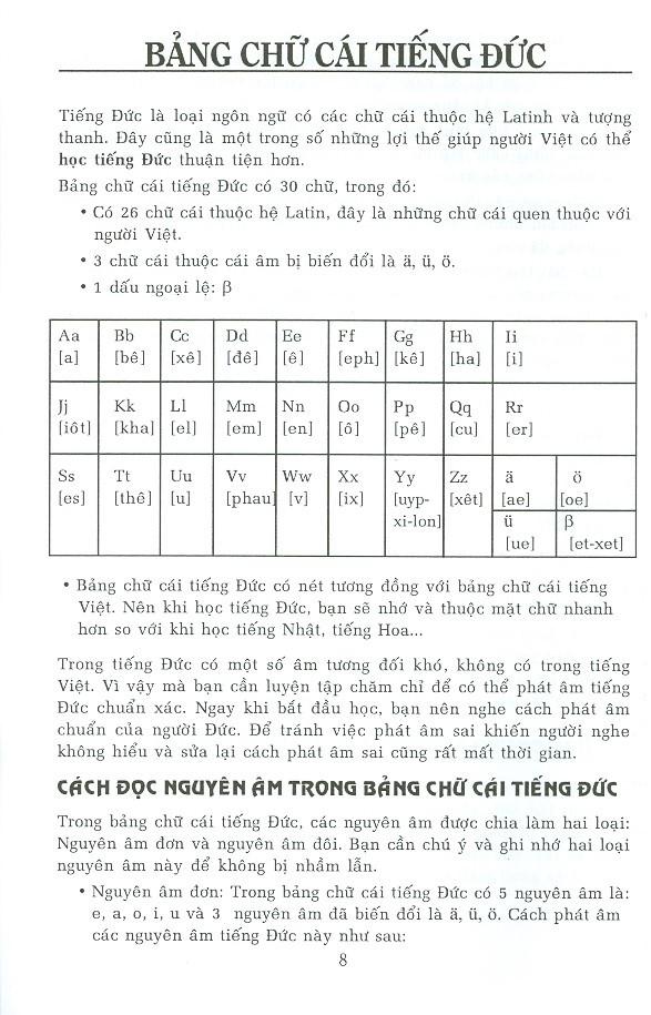 Cẩm Nang Hướng Dẫn Tự Học Tiếng Đức Trình Độ Sơ Cấp - Trung Cấp