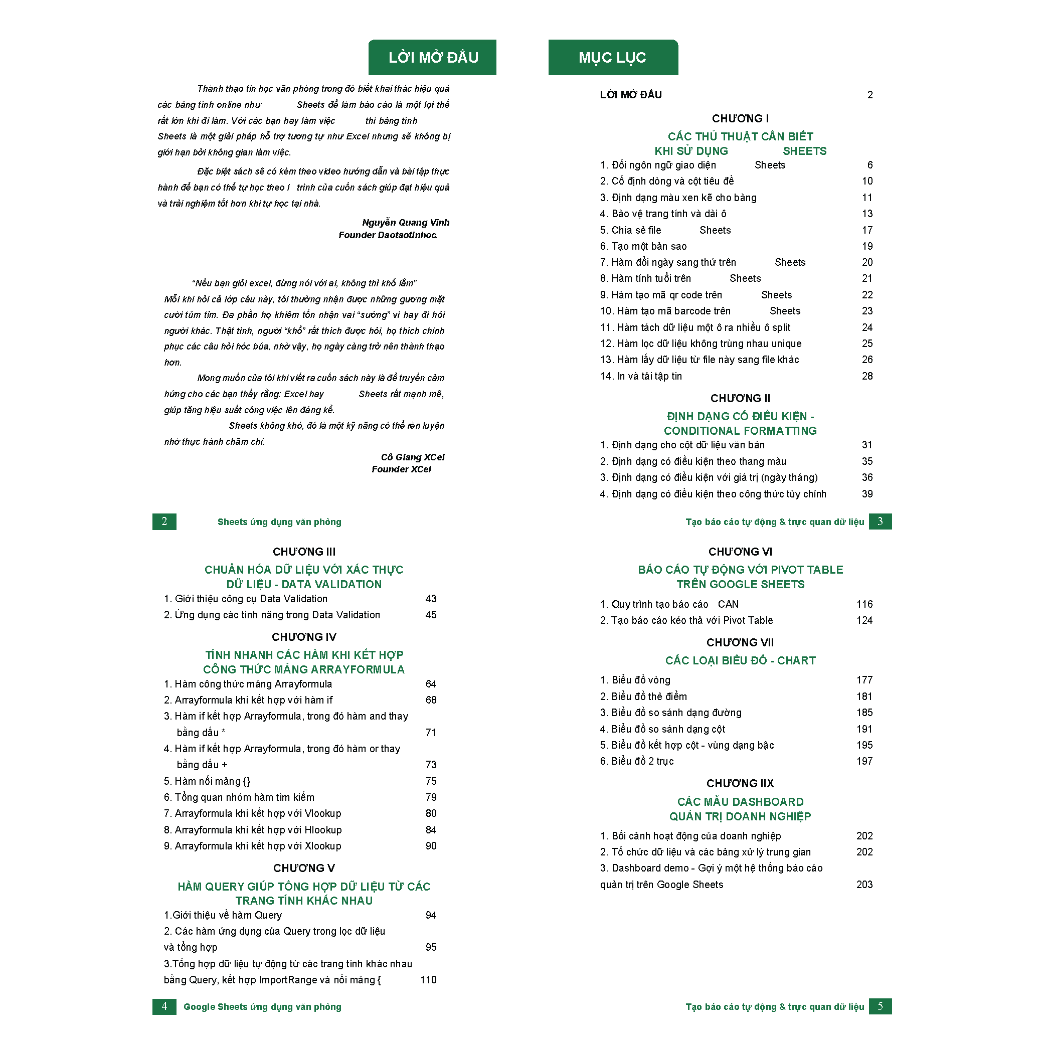 Combo 4 Sách Excel - Word - PowerPoint - Google Sheets Ứng Dụng Văn Phòng Kèm Khoá Học Video ĐÀO TẠO TIN HỌC