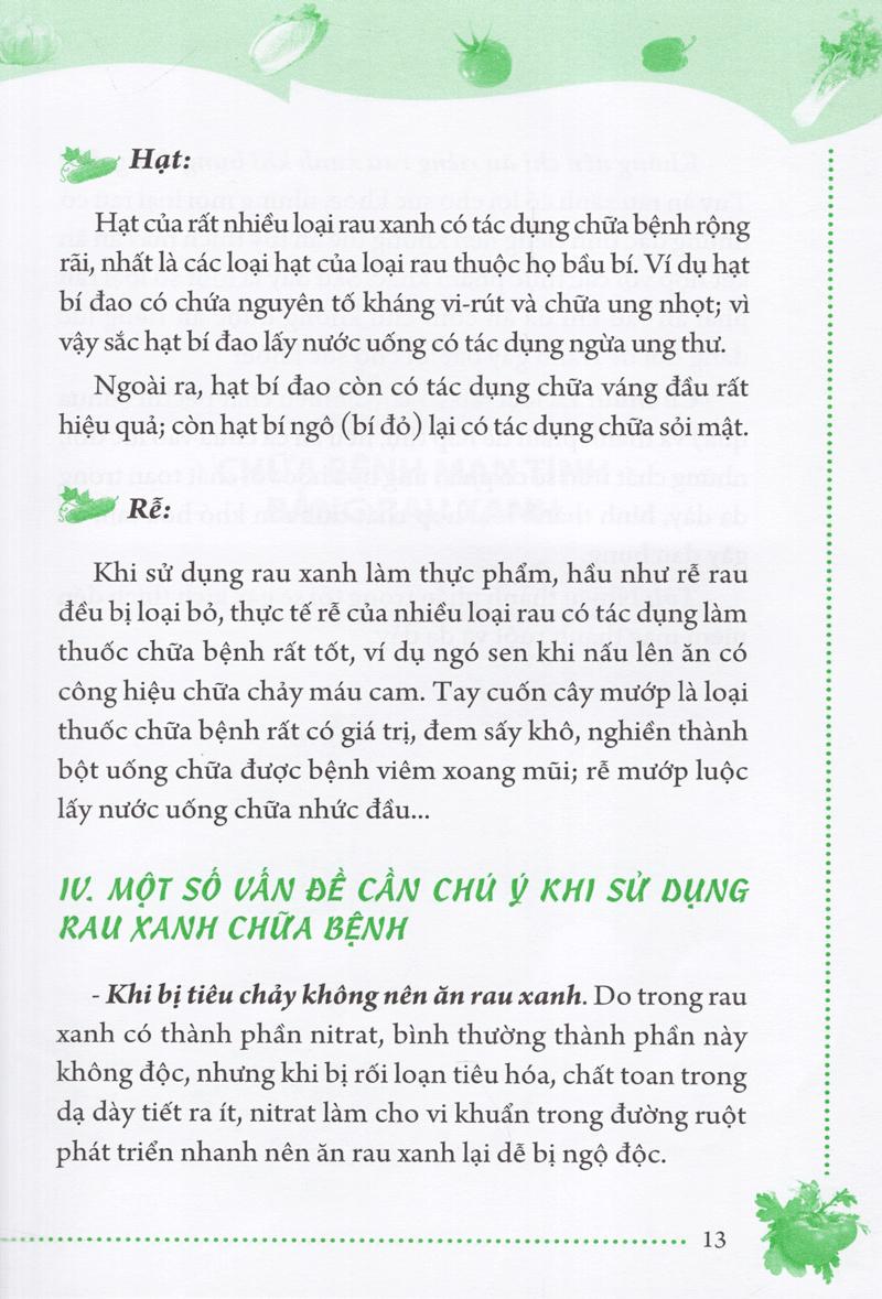 Rau Xanh Chữa Bệnh