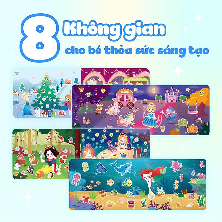 Công chúa Cherry Sách bóc dán sticker cho bé gái