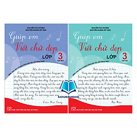 Sách - Combo Giúp em viết chữ đẹp lớp 3 - tập 1 + 2 (cánh diều) (KP)