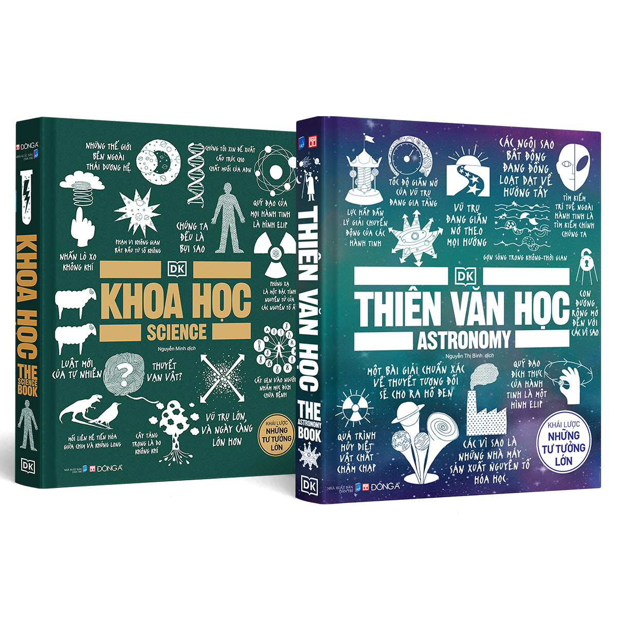 Combo 2 cuốn Khái lược những tư tưởng lớn (Chủ đề Sinh học, Thiên văn học)