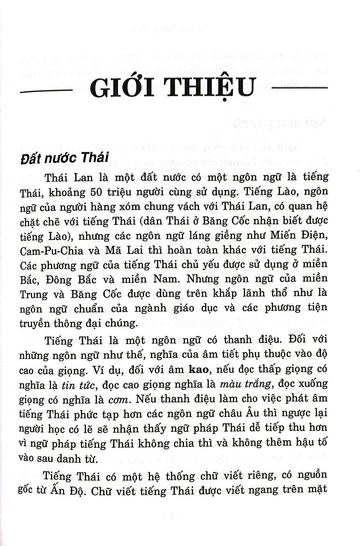 Tự Học Tiếng Thái Cho Người Mới Bắt Đầu