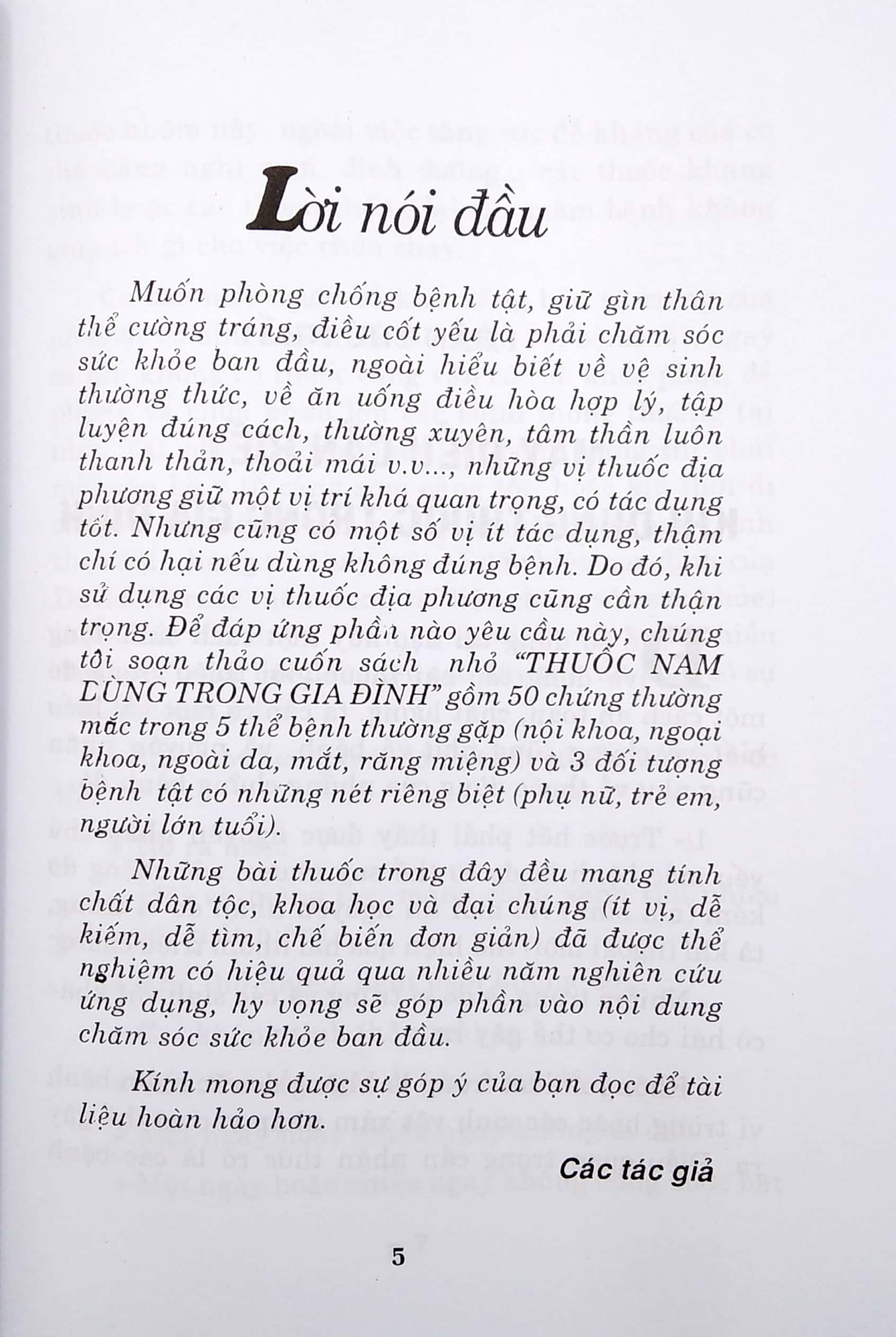 Thuốc Nam Trong Gia Đình