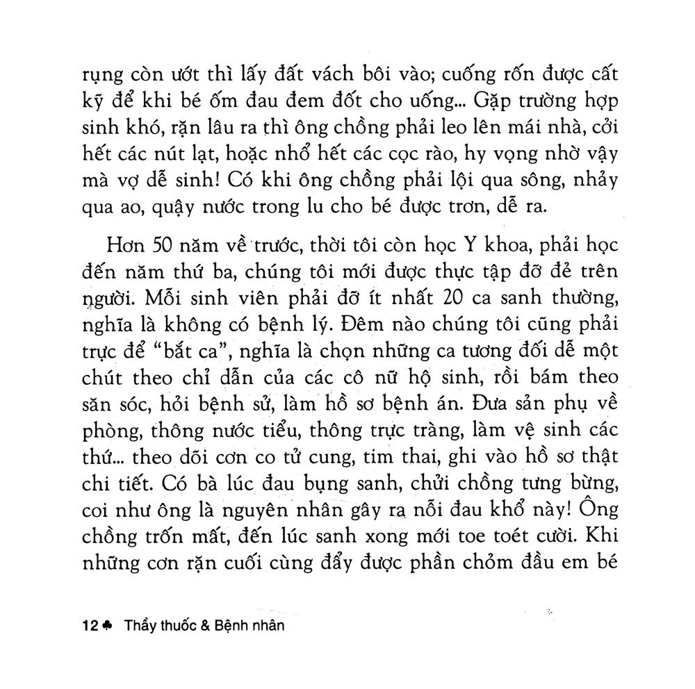 Thầy Thuốc Và Bệnh Nhân (Tái Bản 2019)