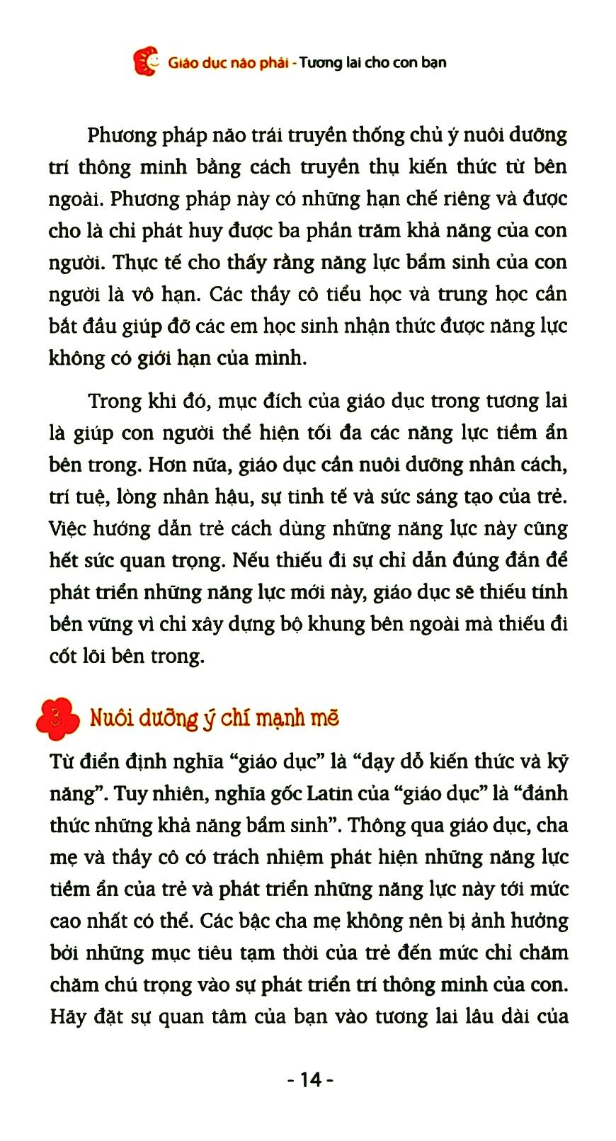 Giáo Dục Não Phải - Tương Lai Cho Con Bạn (Tái Bản)