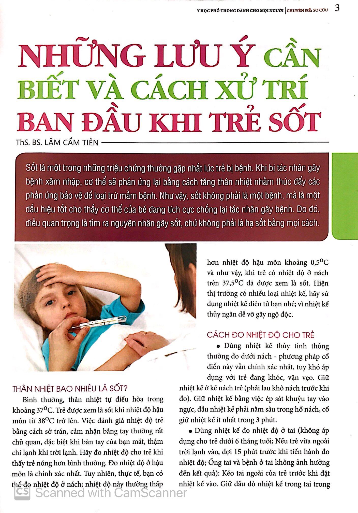 Y Học Phổ Thông Dành Cho Mọi Người - Chuyên Đề: Sơ Cứu