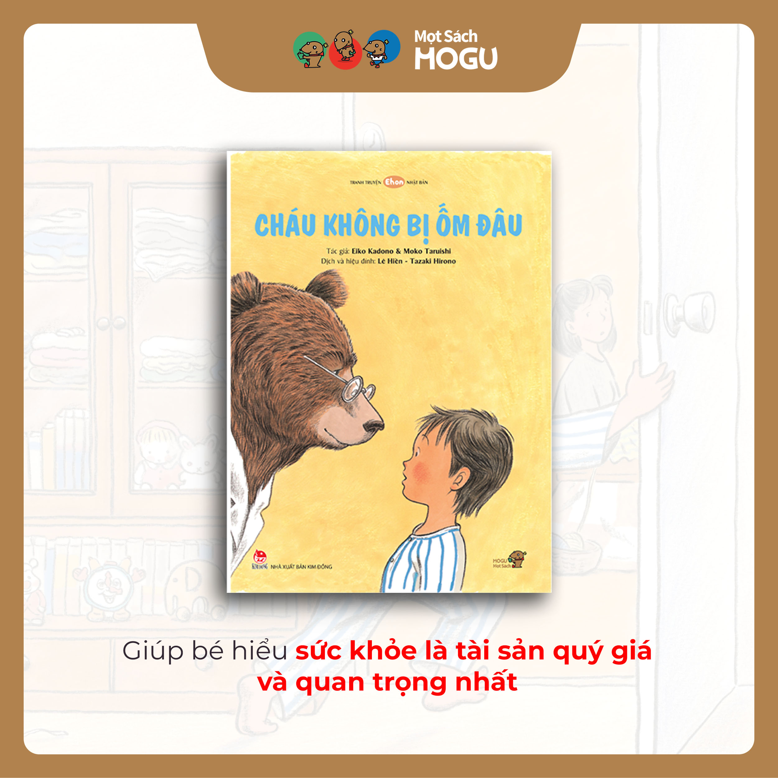 Truyện Ehon bé 3-4-5 tuổi - Bộ 4 cuốn Nghề nghiệp quanh bé