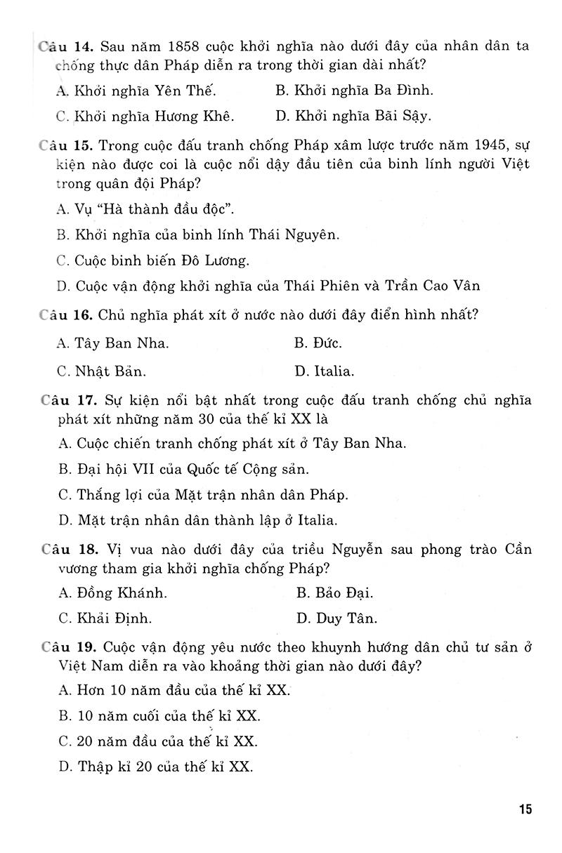 Luyện Thi Trung Học Phổ Thông Quốc Gia 2019 - Khoa Học Xã Hội