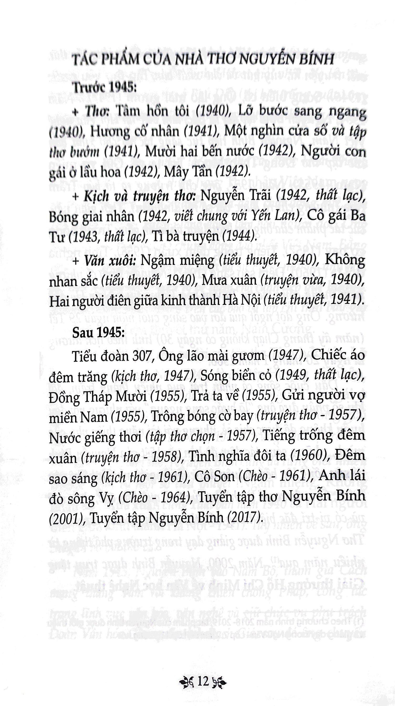 Văn Học Trong Nhà Trường: Thơ Nguyễn Bính