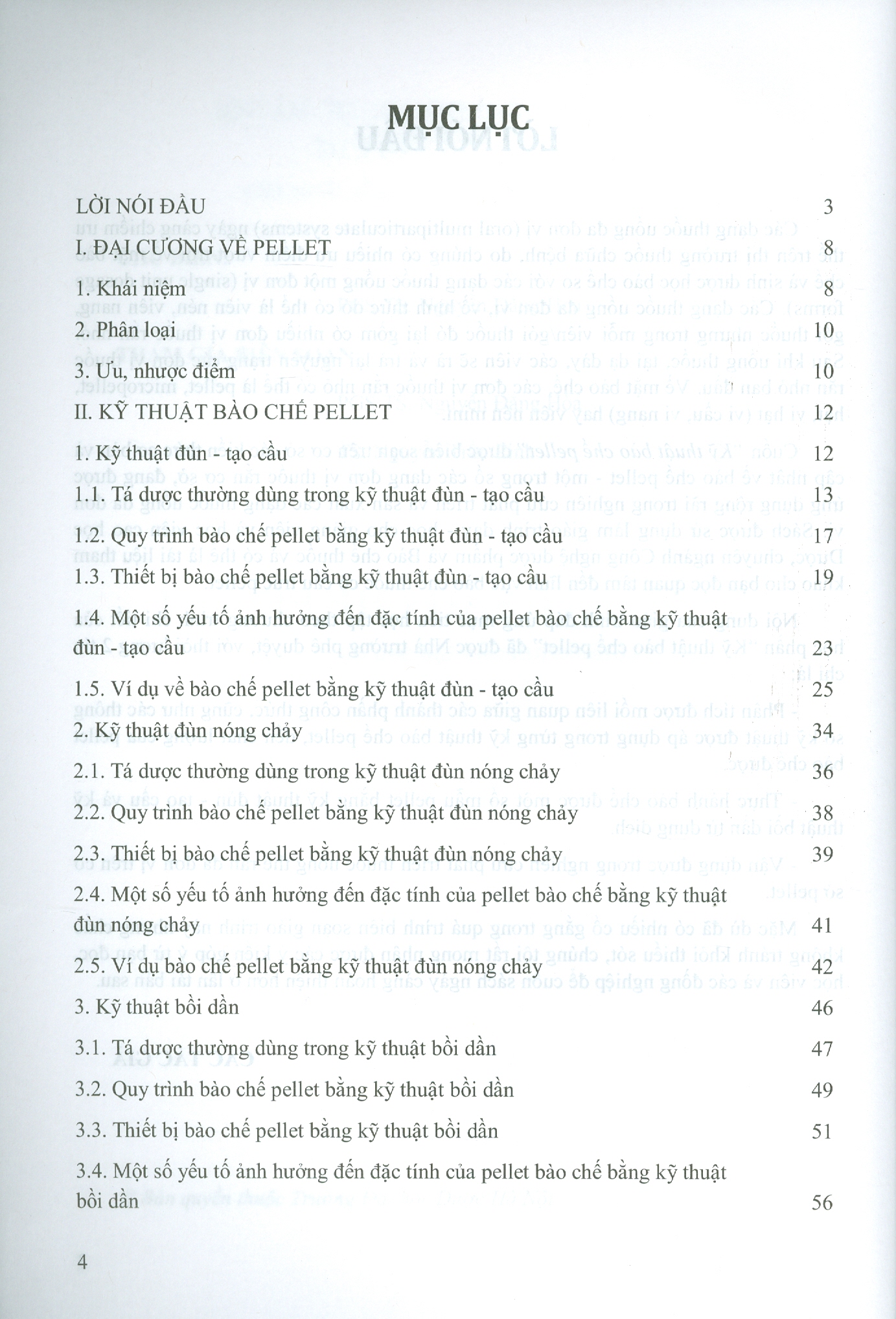 Kỹ Thuật Bào Chế Pellet (Giáo trình đào tạo sau đại học)