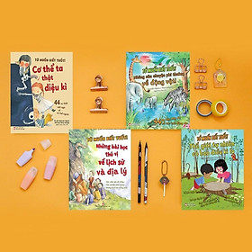 Sách - Tớ Muốn Biết Tuốt : Những Câu Chuyện Phi Thường Về Động Vật + Cơ Thể Ta Thật Diệu Kì + Những Bài Học Thú Vị Về Lịch Sử Nhân Loại + Thế Gới Tự Nhiên Có Bao Điều Kì Lạ - Combo 4 Cuốn - NXB Phụ Nữ
