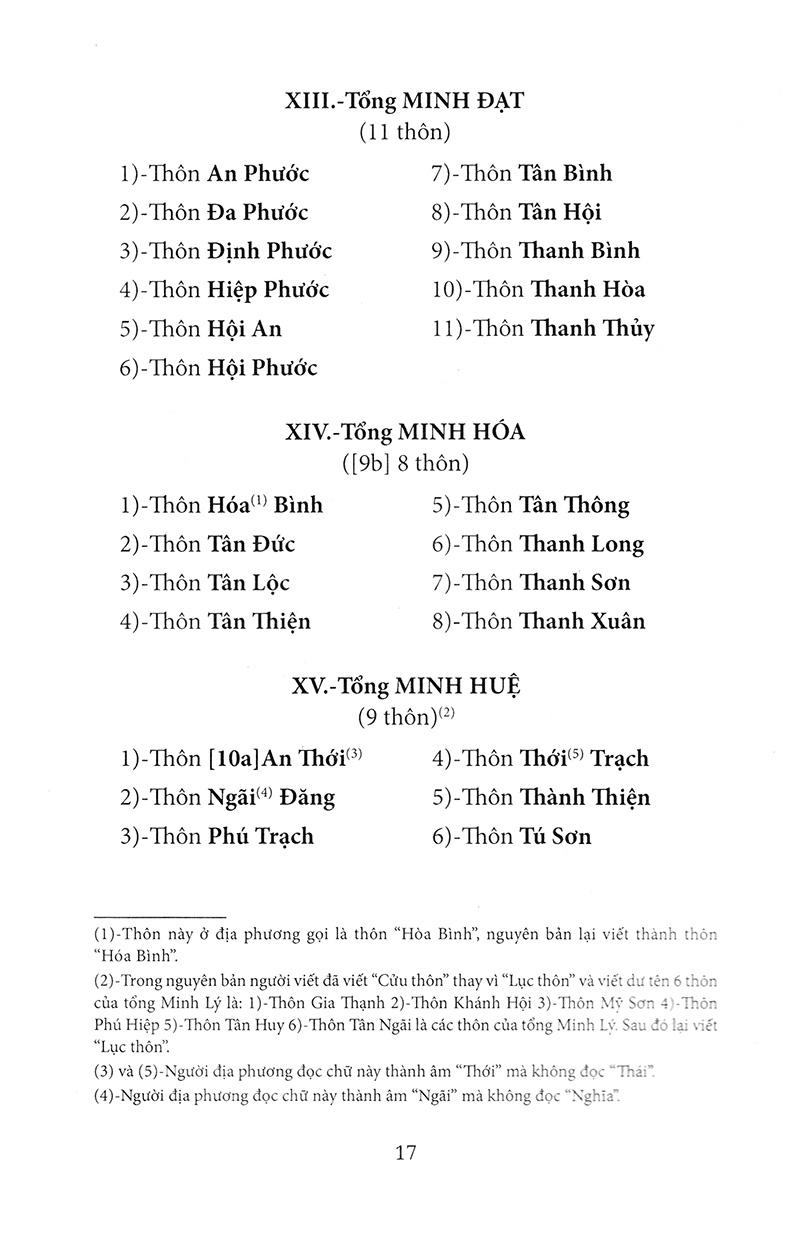 Nam Kỳ Địa Hạt Tổng Thôn Danh Hiệu Mục Lục - San Định Năm Nhâm Thìn 1892