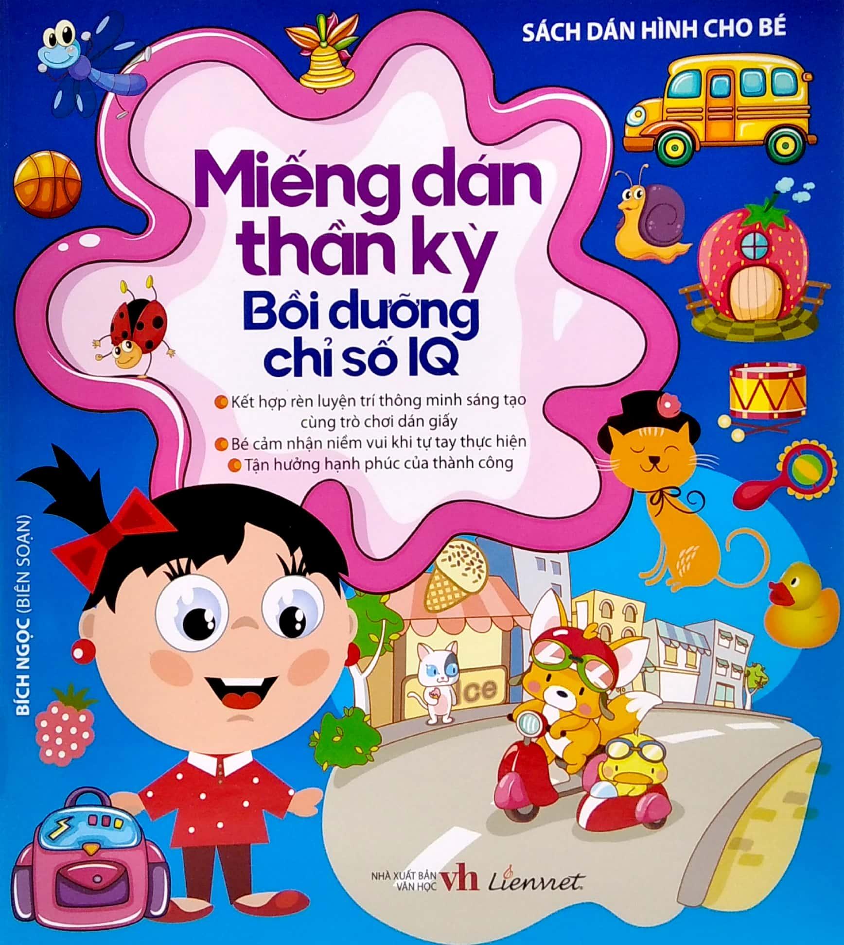 Sách Dán Hình Cho Bé - Miếng Dán Thần Kỳ - Bồi Dưỡng Chỉ Số IQ
