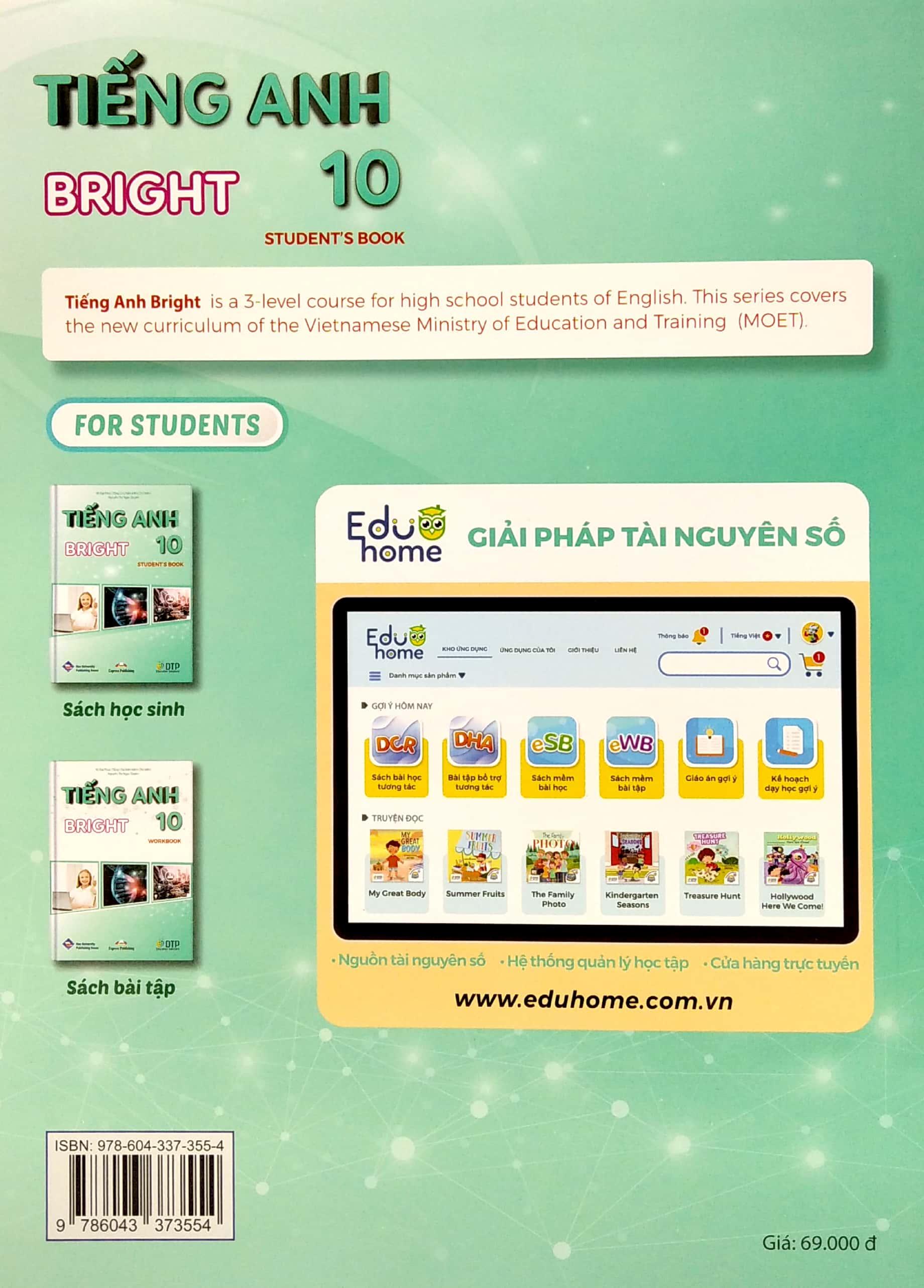 Tiếng Anh 10 Bright - Student