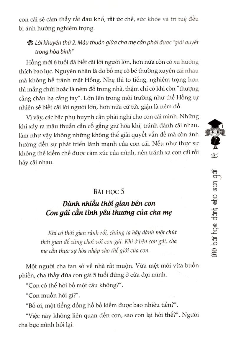 100 Bài Học Dành Cho Con Gái (Tái Bản)