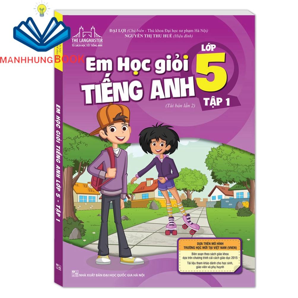 Sách - Combo Em học giỏi tiếng Anh lớp 5 (trọn bộ 2 tập)