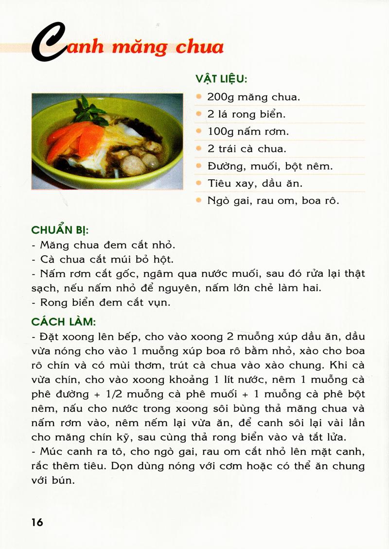 30 Món Chay Thường Ngày