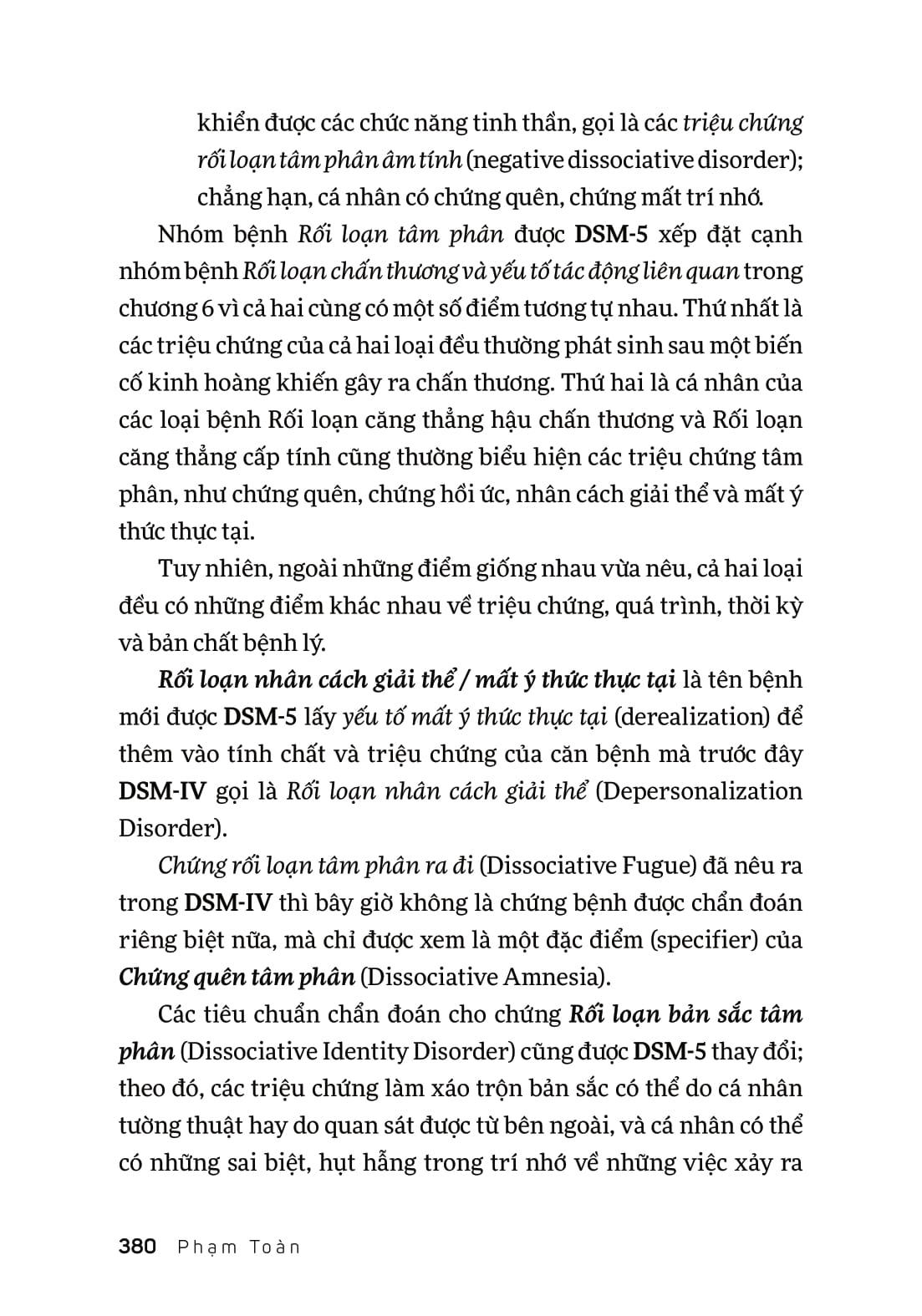 Hướng Dẫn Chẩn Đoán Tâm Lý Tâm Thần Theo DSM-5
